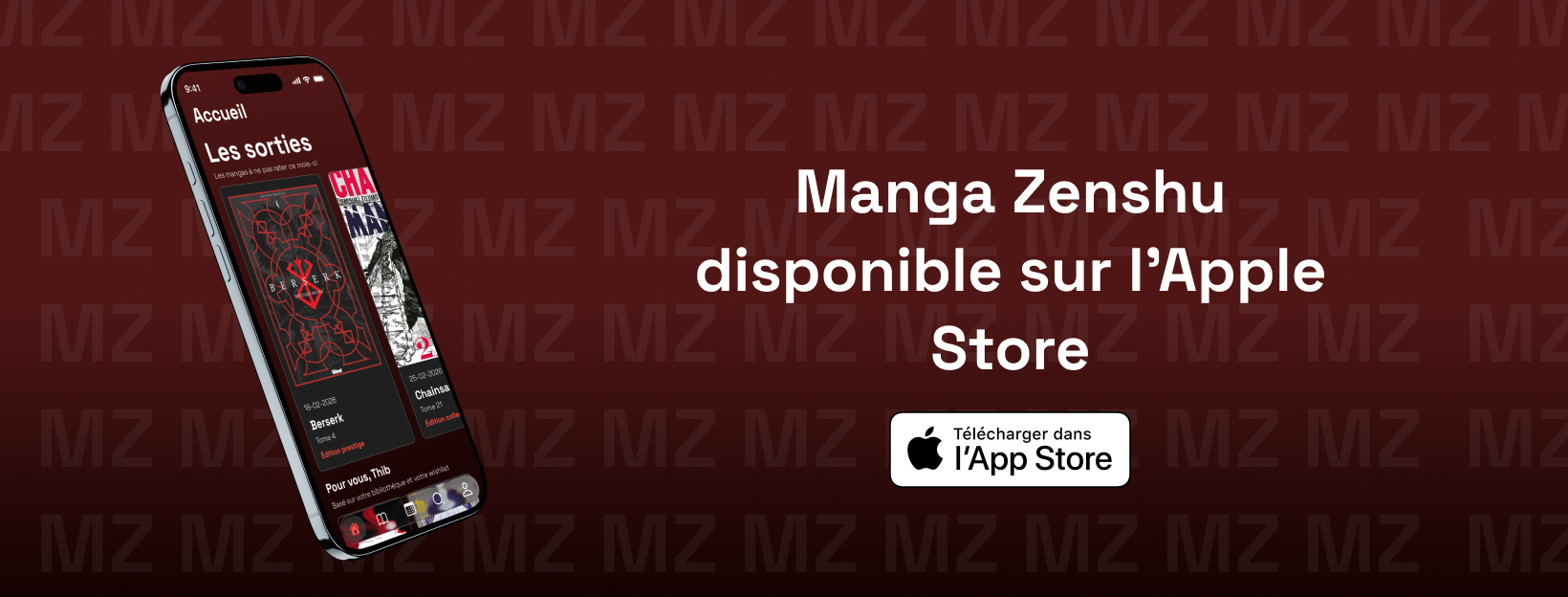 Aperçu de l'application